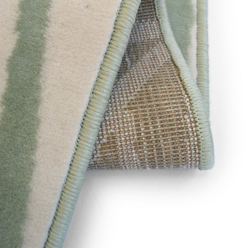 Lewis's Home Maestro Leaf Rugs - Sage Green