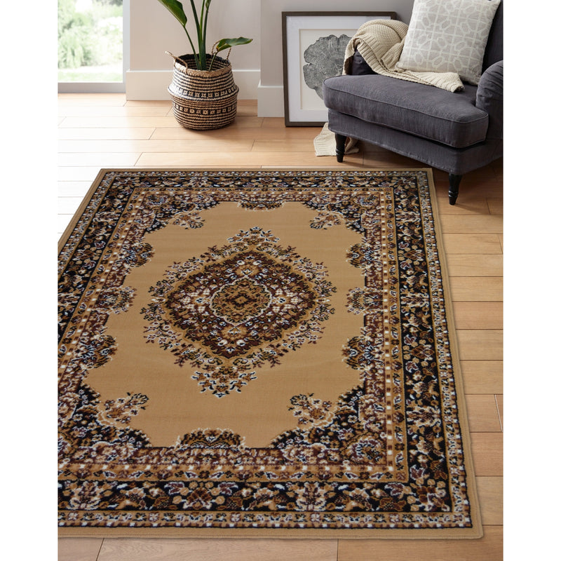 Lewis's Home Maestro Medallion Rugs - Berber Brown