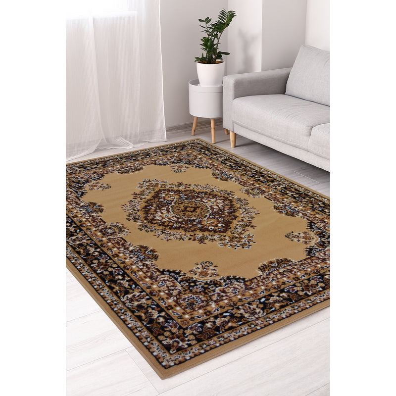 Lewis's Home Maestro Medallion Rugs - Berber Brown