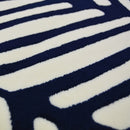 Lewis's Home Maestro Herringbone Rugs - Navy