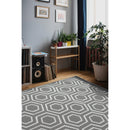 Lewis's Home Maestro Labyrinth Rugs - Grey