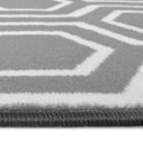 Lewis's Home Maestro Labyrinth Rugs - Grey