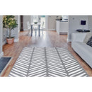 Lewis's Home Maestro Herringbone Rugs - Silver