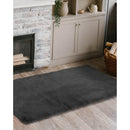 Lewis's Home Luxury Faux Fur Rugs - Grey
