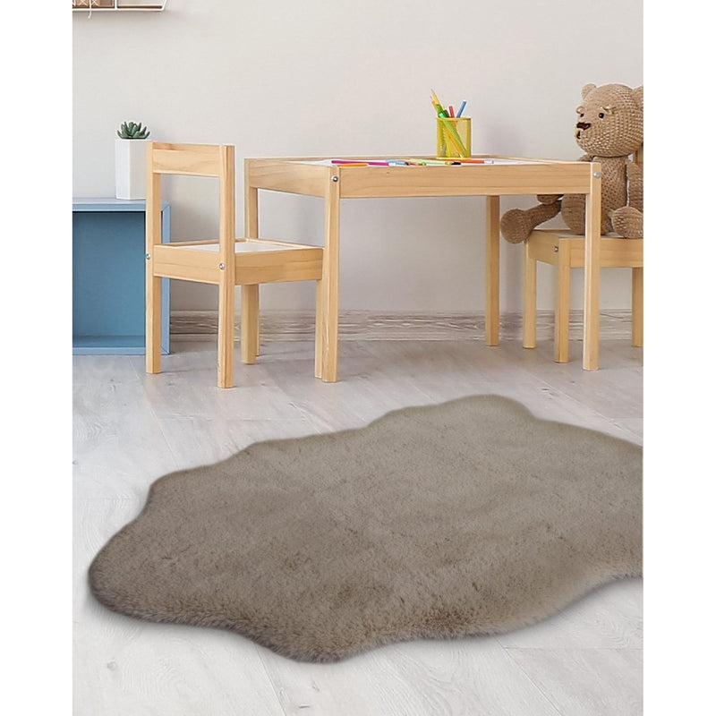 Lewis's Home Luxury Faux Fur Rugs - Natural Brown