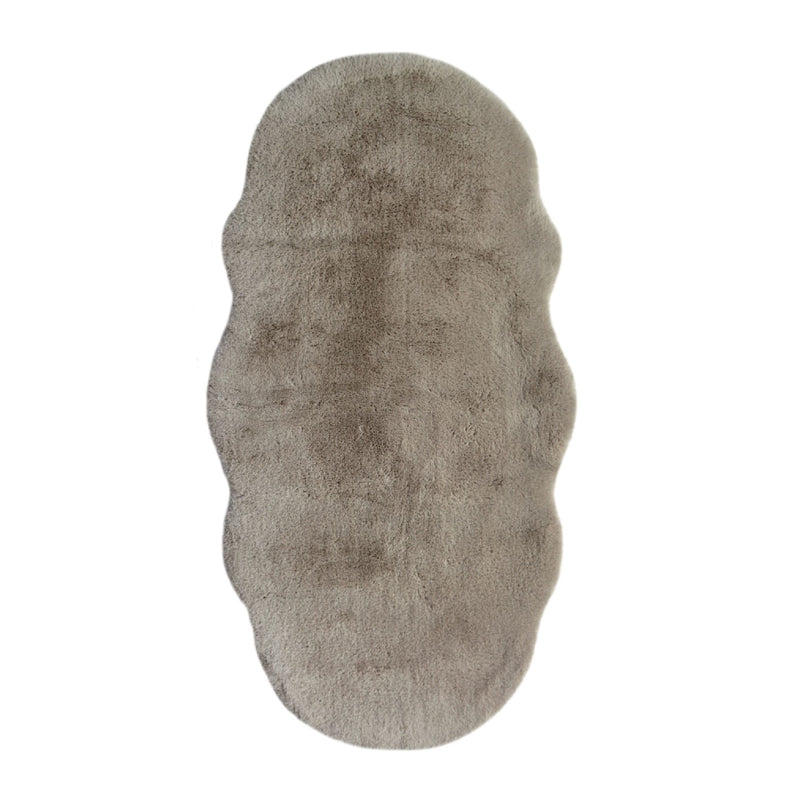 Lewis's Home Luxury Faux Fur Rugs - Natural Brown