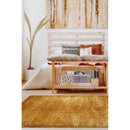 Lewis's Home Lagom Supersoft Plain Rugs - Ochre Yellow