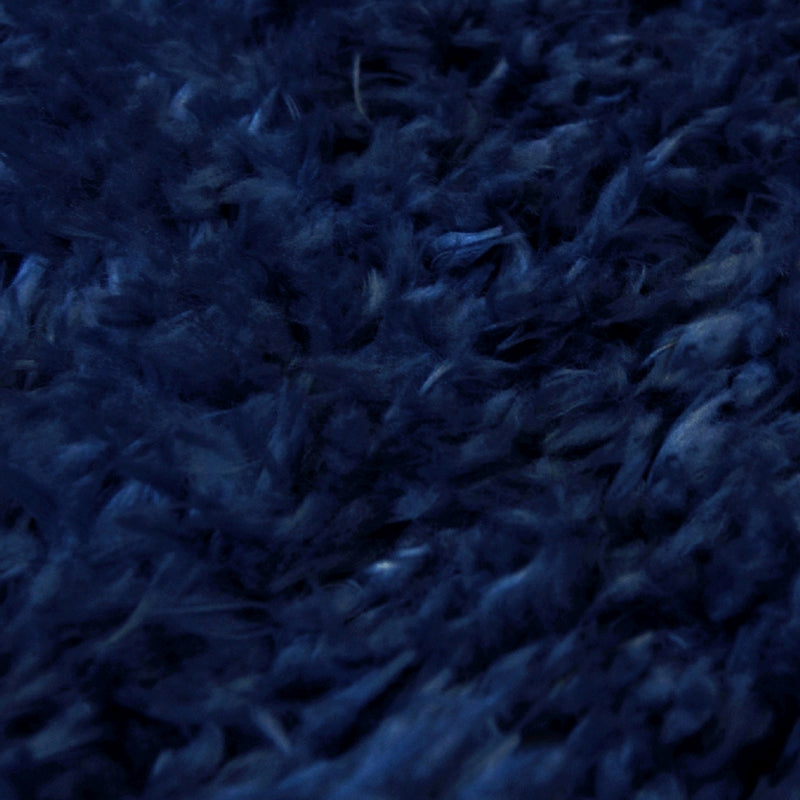 Lewis's Home Lagom Supersoft Plain Rugs - Navy Blue