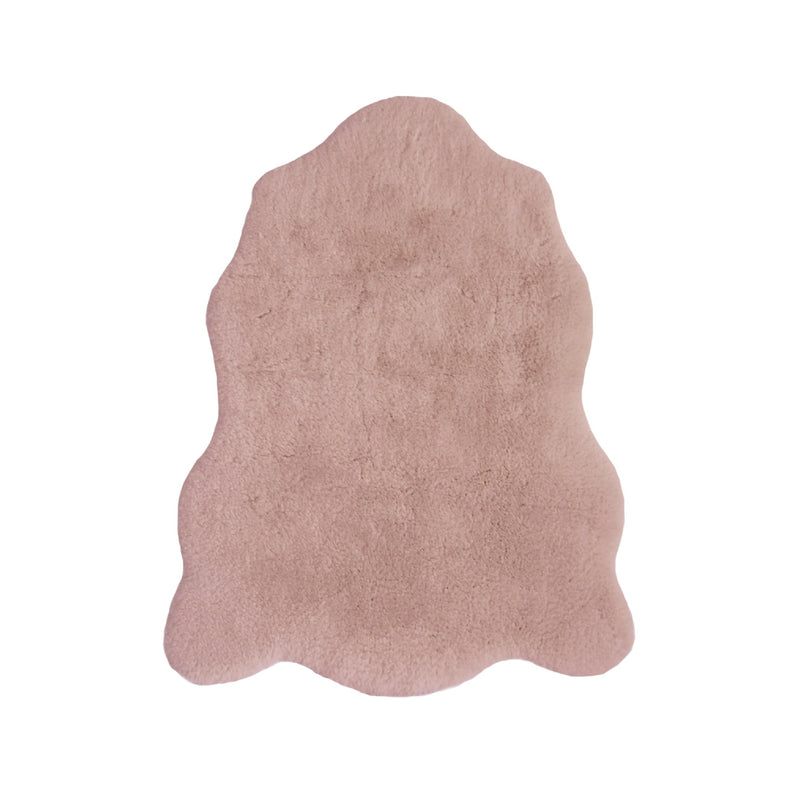 Lewis's Home Luxury Faux Fur Rugs - Blush Pink