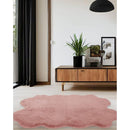 Lewis's Home Luxury Faux Fur Rugs - Blush Pink