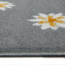 Lewis's Home Maestro Daisy Rugs - Grey