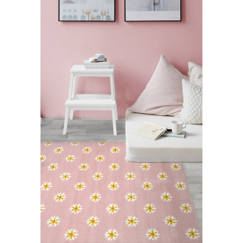 Lewis's Home Maestro Daisy Rugs - Blush Pink