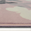 Lewis's Home Maestro Butterfly Rugs - Grey & Blush Pink