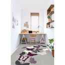 Lewis's Home Maestro Butterfly Rugs - Purple & Grey