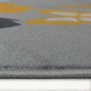 Lewis's Home Maestro Butterfly Rugs - Yellow & Grey