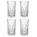 Beaufort Set of 4 Crystal High Ball Glasses