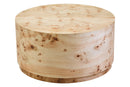Mota Burl Wood Design Round Coffee Table