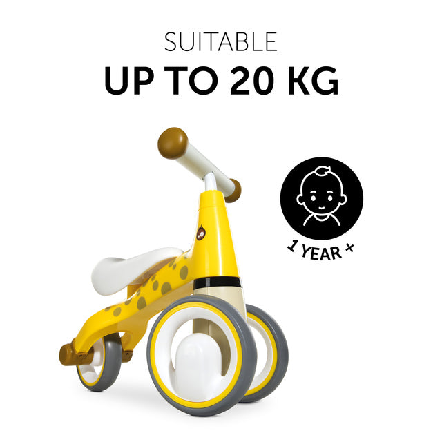Hauck 1st Ride Three Wheeler - Giraffe Yellow
