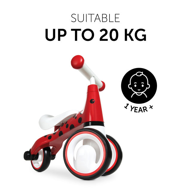 Hauck 1st Ride Three Wheeler - Ladybug Red
