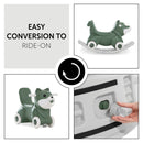 Hauck 1st Rocker Wheeler - Fox Green