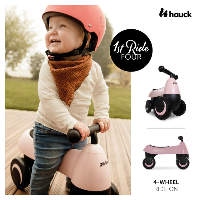 Hauck 1st Ride Four Wheeler - Matt Pink