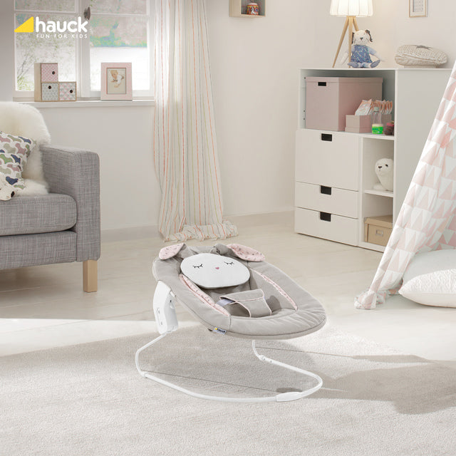 Hauck Alpha Bouncer 2 in 1 - Powder Bunny - Beige Bloom