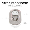 Hauck Alpha Bouncer 2 in 1 - Powder Bunny - Beige Bloom