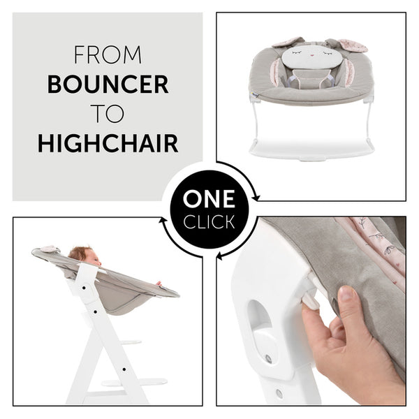 hauck alpha bouncer 2 in 1 Hauck Alpha Bouncer 2 in 1 - Powder Bunny