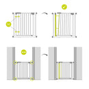 Hauck Autoclose N Stop Safety Gate - White
