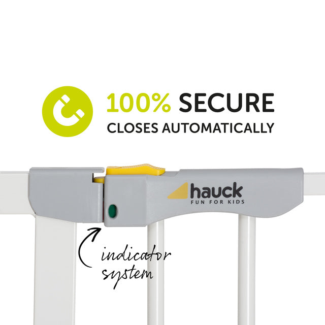 Hauck Autoclose N Stop Safety Gate - White