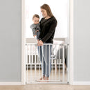 Hauck Open N Stop Safety Gate + 9cm Extension - White