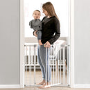 Hauck Open N Stop Safety Gate + 9cm Extension - White