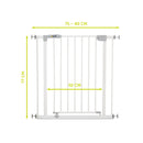 Hauck Open N Stop Safety Gate - White
