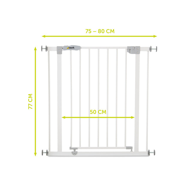 Hauck Open N Stop Safety Gate - White