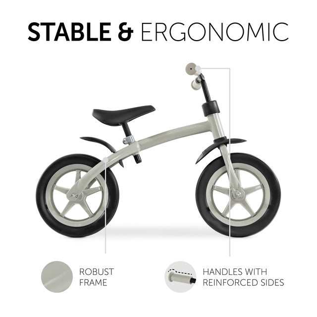 Hauck Super Rider 12 Balance Bike - Dusty Green