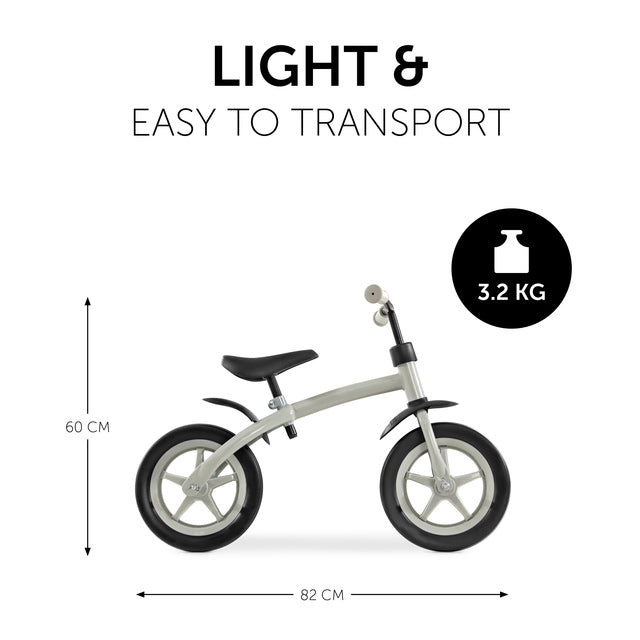 Hauck Super Rider 12 Balance Bike - Dusty Green