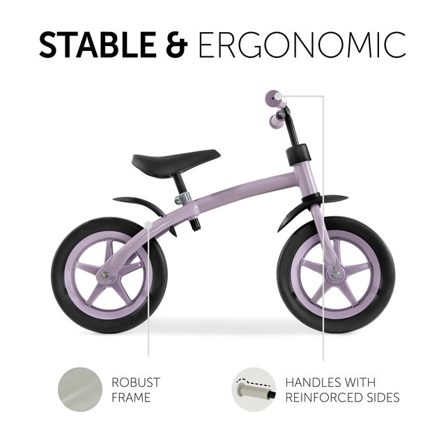 Hauck Super Rider 12 Balance Bike - Lavender