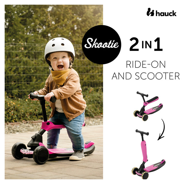 Hauck Skootie Scooter - Neon Pink