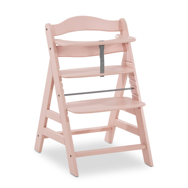 Hauck Alpha+ Wooden Highchair - Rose