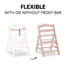Hauck Alpha+ Wooden Highchair - Rose