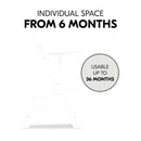 Hauck Alpha Highchair Tray - White