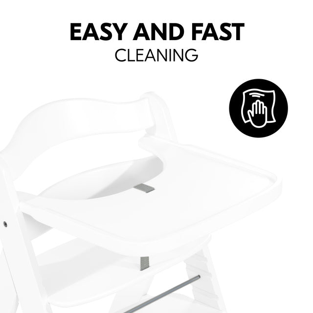 Hauck Alpha Highchair Tray - White