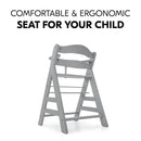 Hauck Alpha+ Wooden Highchair - Grey