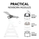 Hauck Alpha+ Wooden Highchair - White