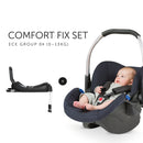 Hauck Comfort Fix Car Seat Set - Black/Black