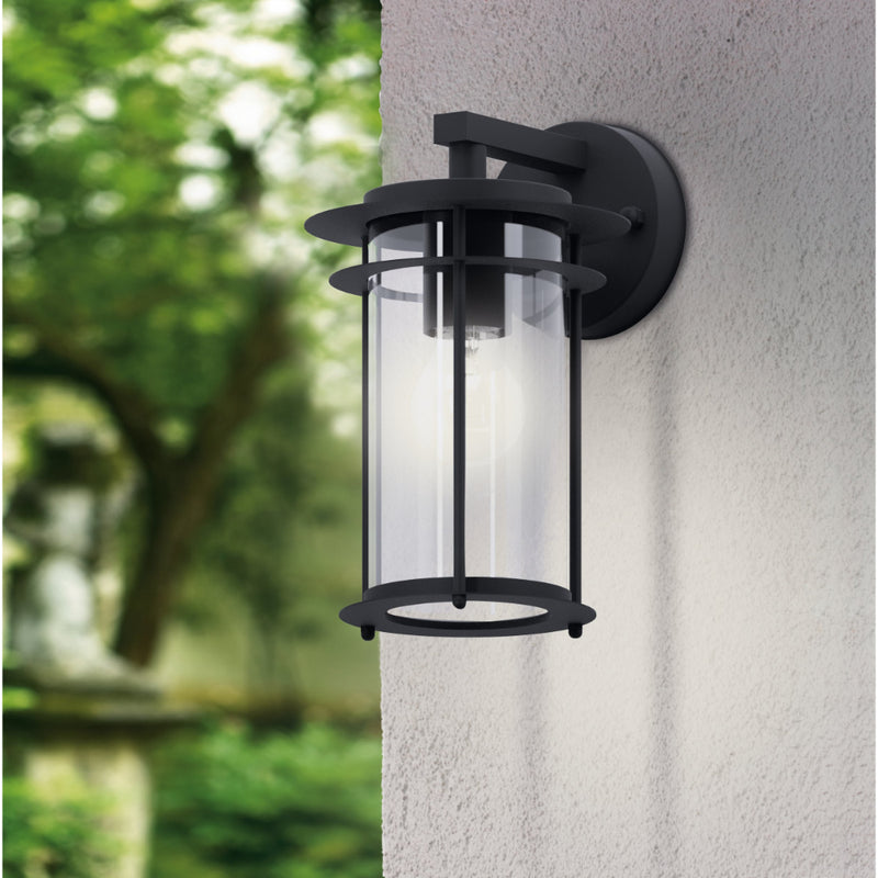 EGLO Valdeo Exterior Wall Light - Black