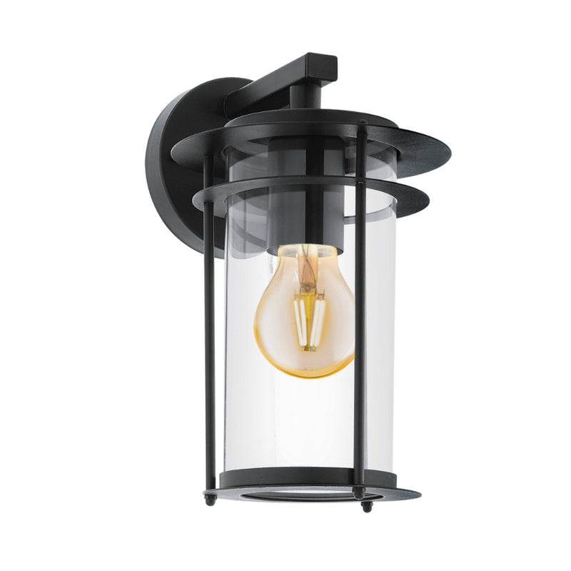 EGLO Valdeo Exterior Wall Light - Black