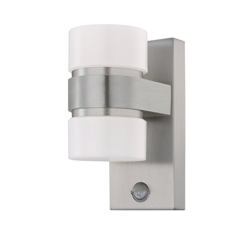 EGLO Atollari Exterior Wall Light - Silver