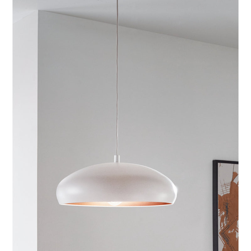 EGLO Mogano Single Pendant Light - White