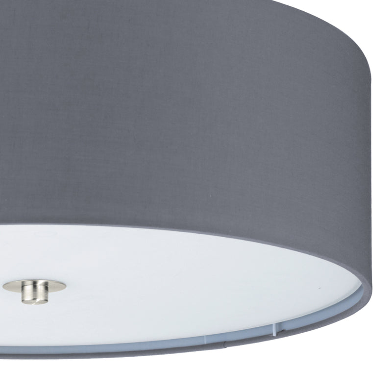 EGLO Pasteri Ceiling Light - Grey